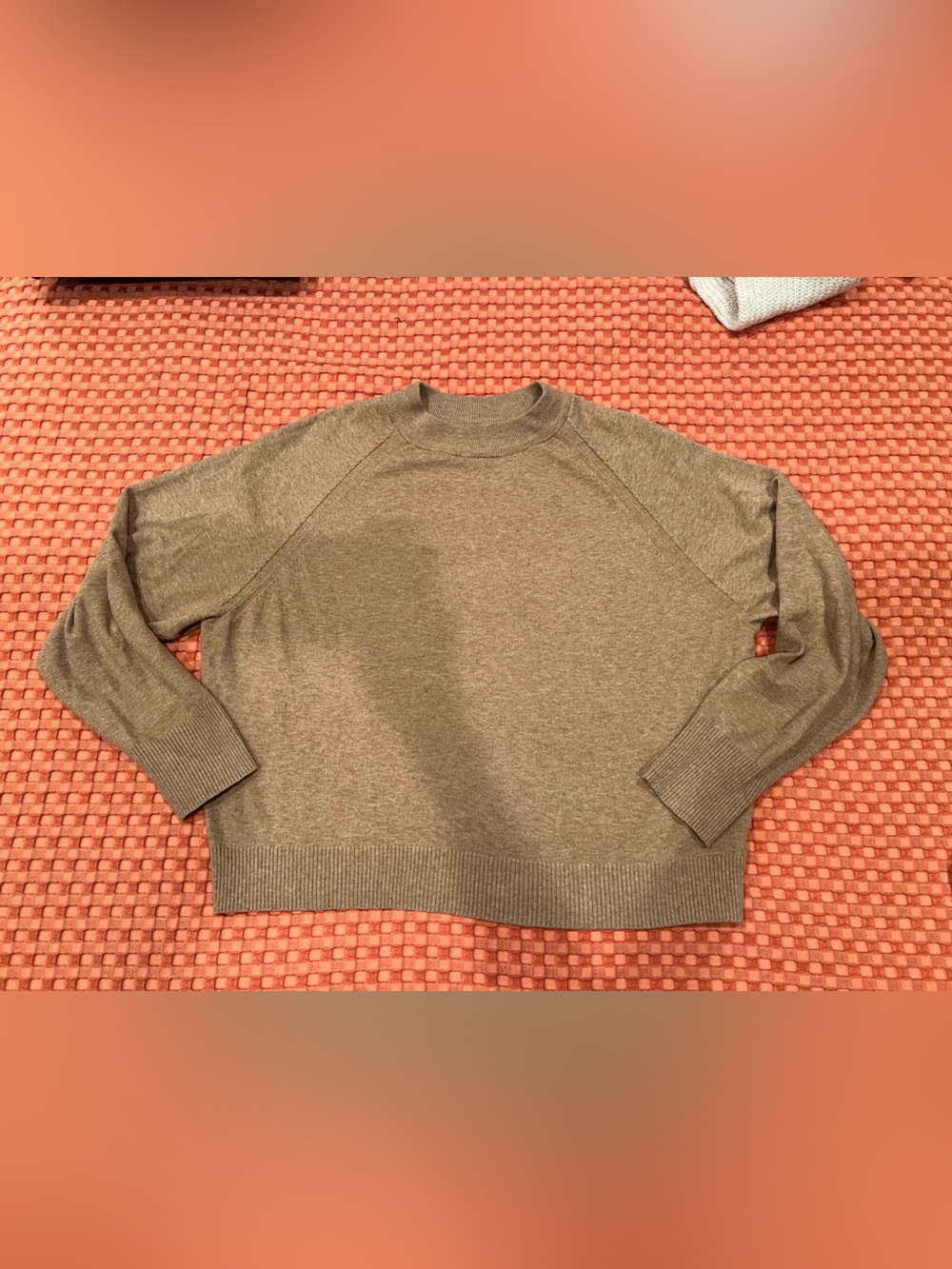 a new day Beige Crewneck Sweater